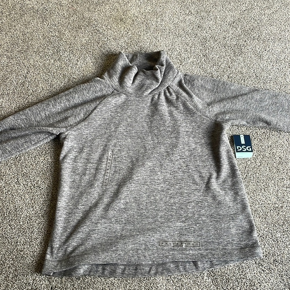 DSG grey turtle neck sweatshirt